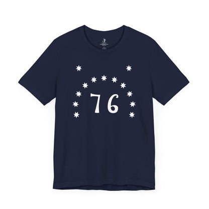 1776 United States Independence Day Unisex Short Sleeve T-Shirt