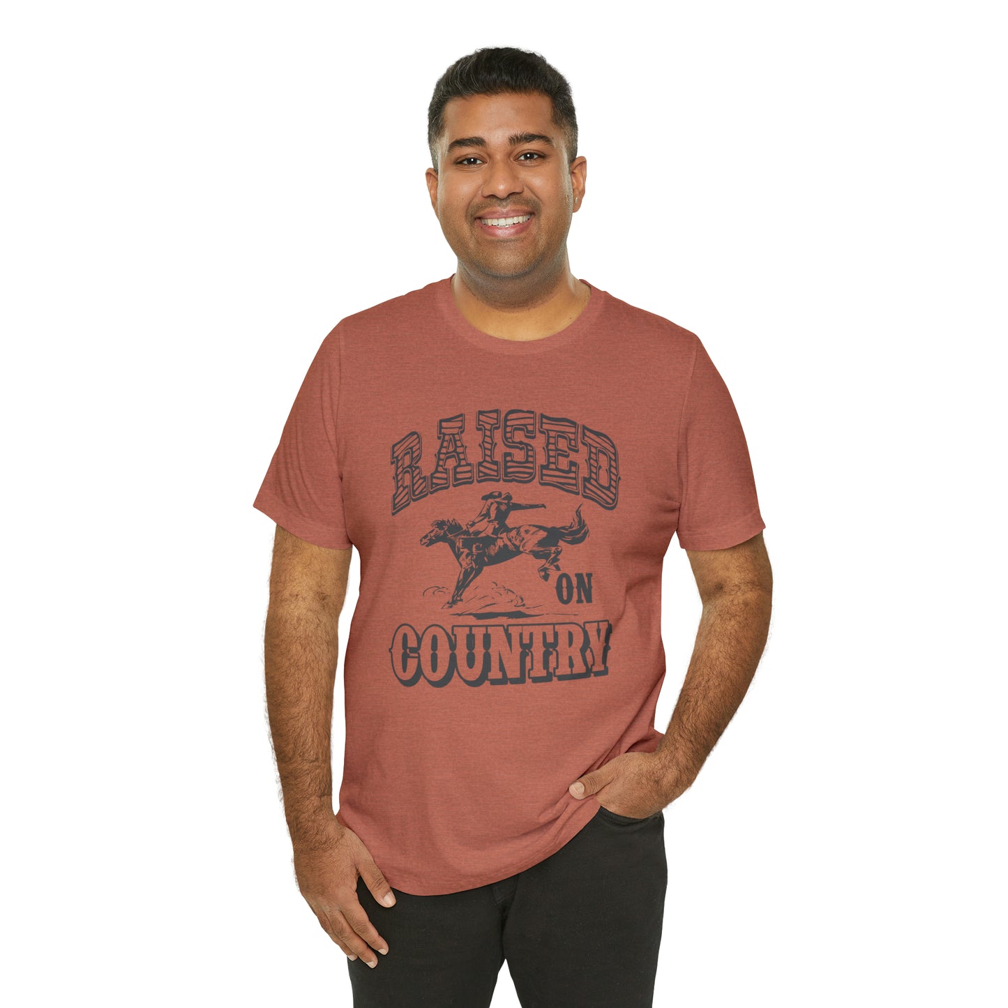 Raised On Country Unisex Short Sleeve Softstyle T-Shirt