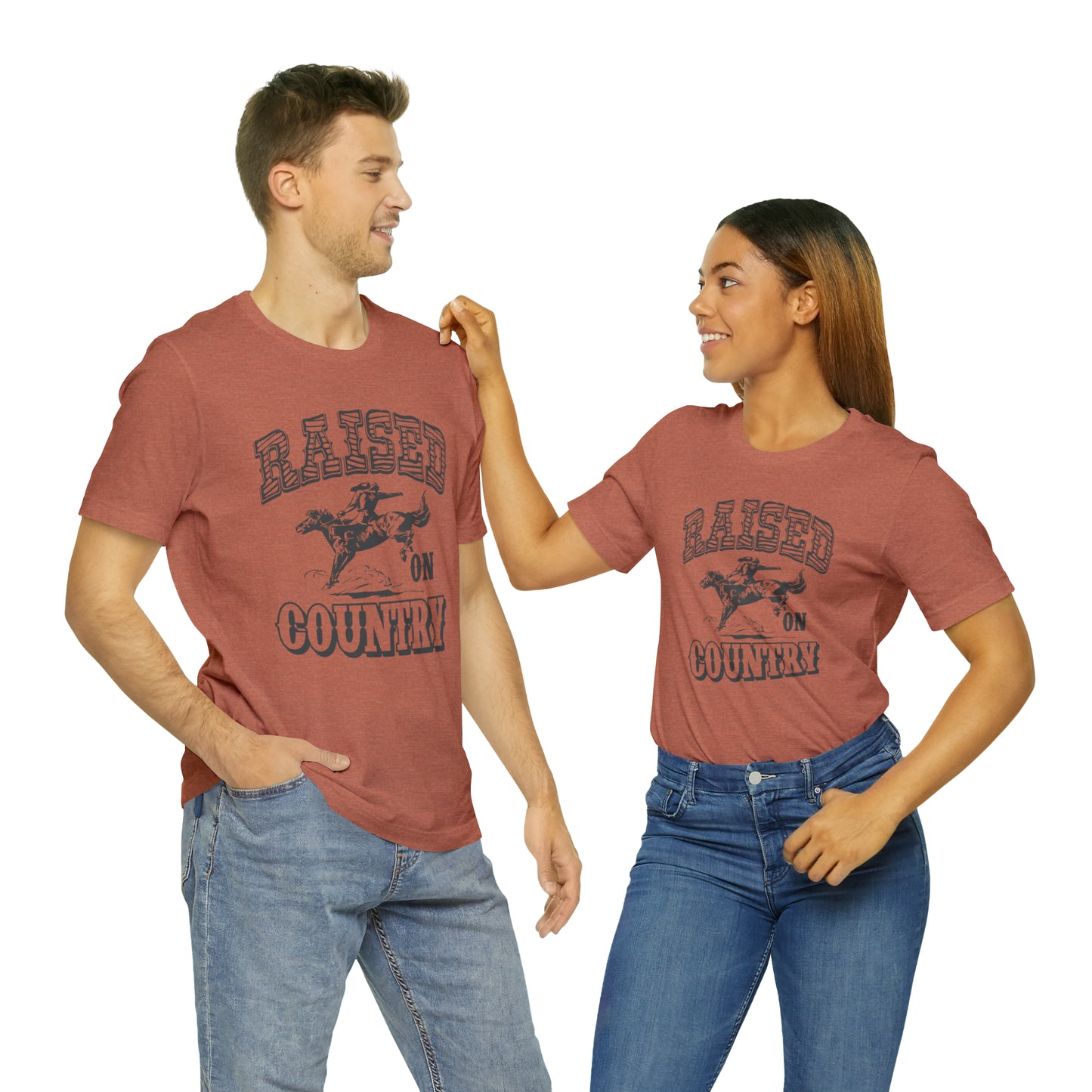 Raised On Country Unisex Short Sleeve Softstyle T-Shirt