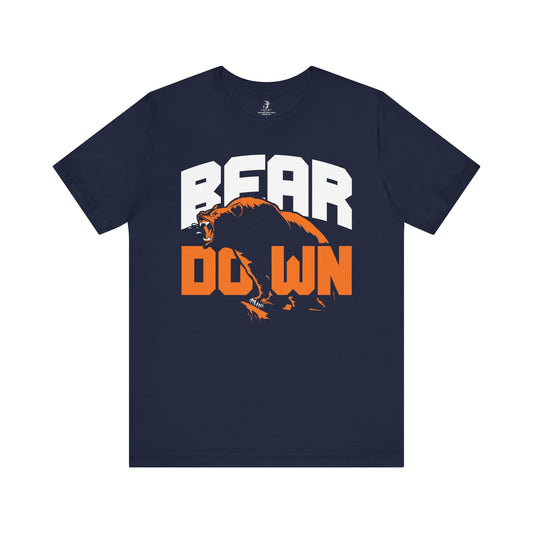 Bear Down Football Chicago Tailgate Unisex Short Sleeve T-Shirt