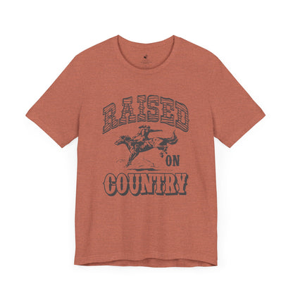 Raised On Country Music Festival Unisex Short Sleeve T-Shirt