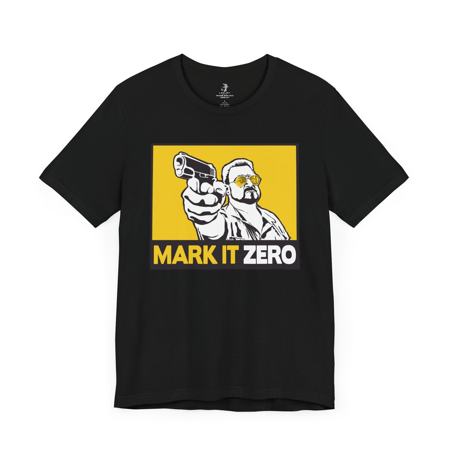 Mark It Zero Walter Big Lebowski 90s Movie Unisex Short Sleeve T-Shirt