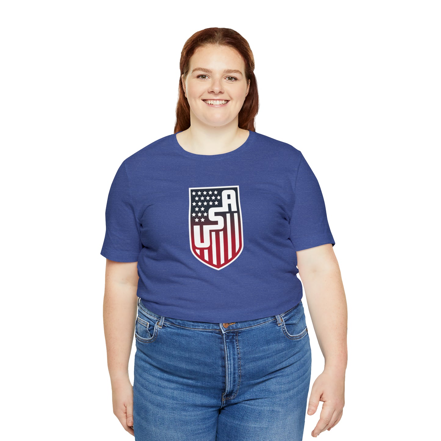 USA Crest Unisex Short Sleeve Softstyle T-Shirt