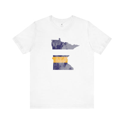 Minnesota State Stripes Football Sunday Tailgate Unisex Short Sleeve TShirt