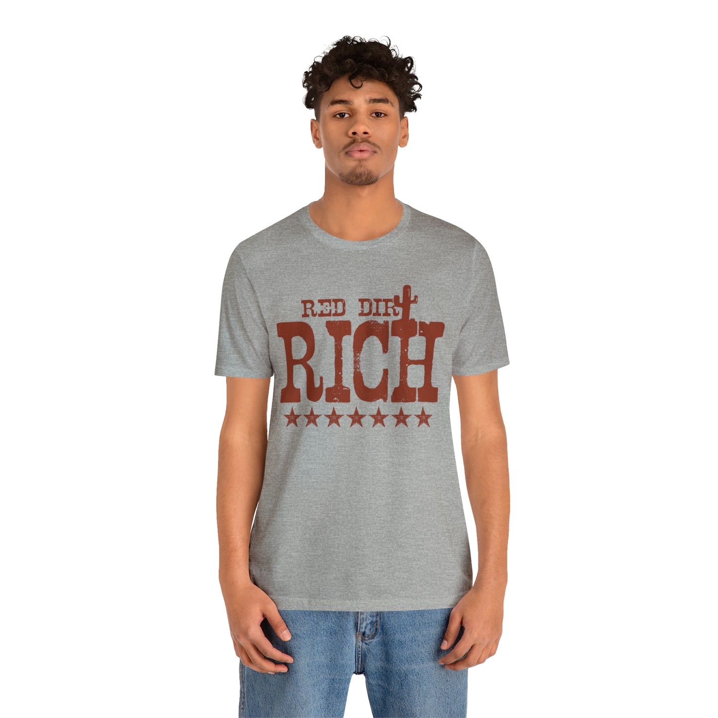 Red Dirt Rich Unisex Short Sleeve Softstyle T-Shirt