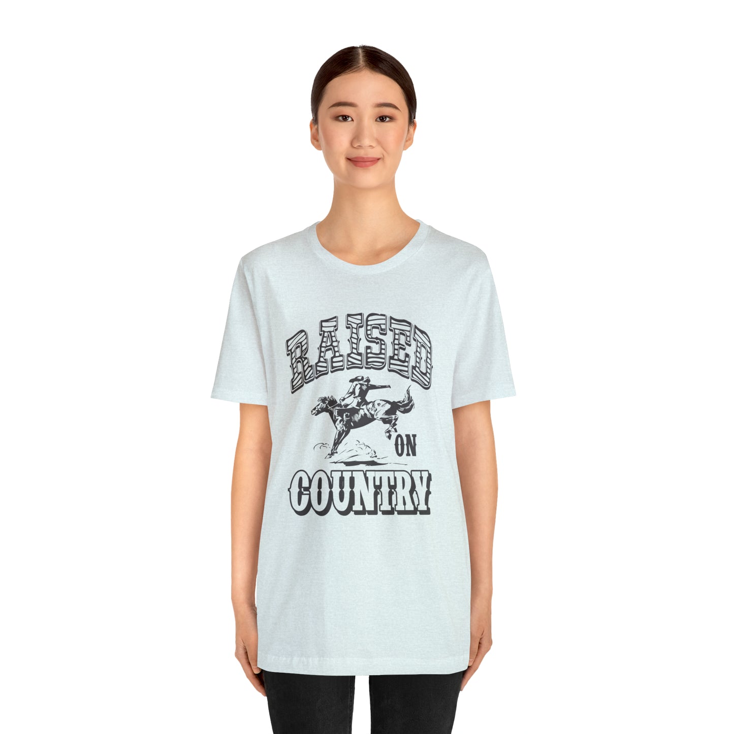 Raised On Country Unisex Short Sleeve Softstyle T-Shirt