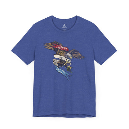 Liberty or Death America Eagle Independence Day Fourth of July Unisex Shirt