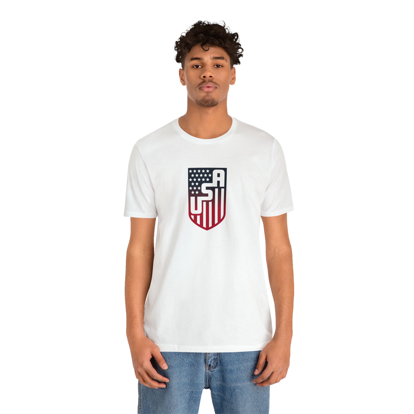 USA Crest Unisex Short Sleeve Softstyle T-Shirt