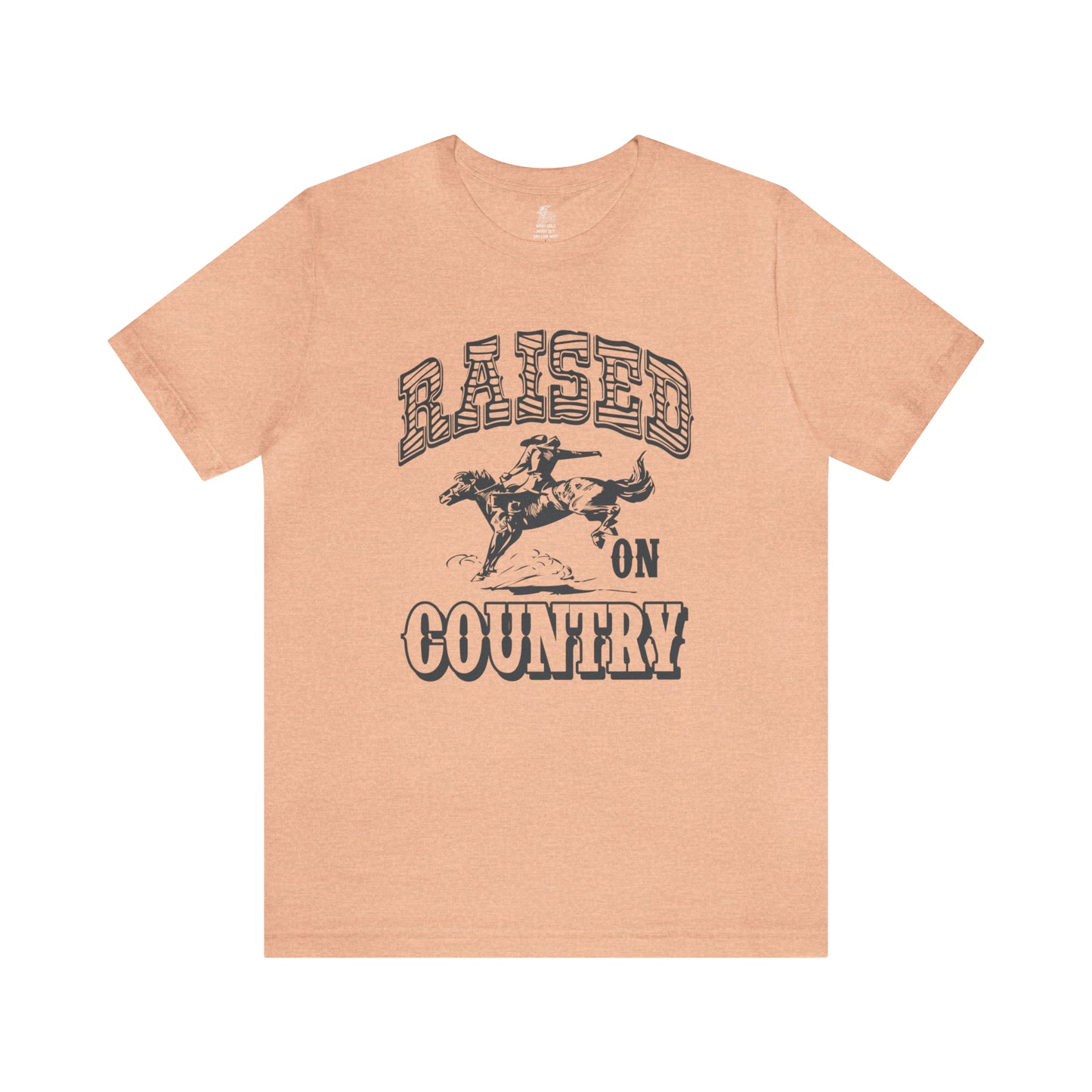 Raised On Country Unisex Short Sleeve Softstyle T-Shirt