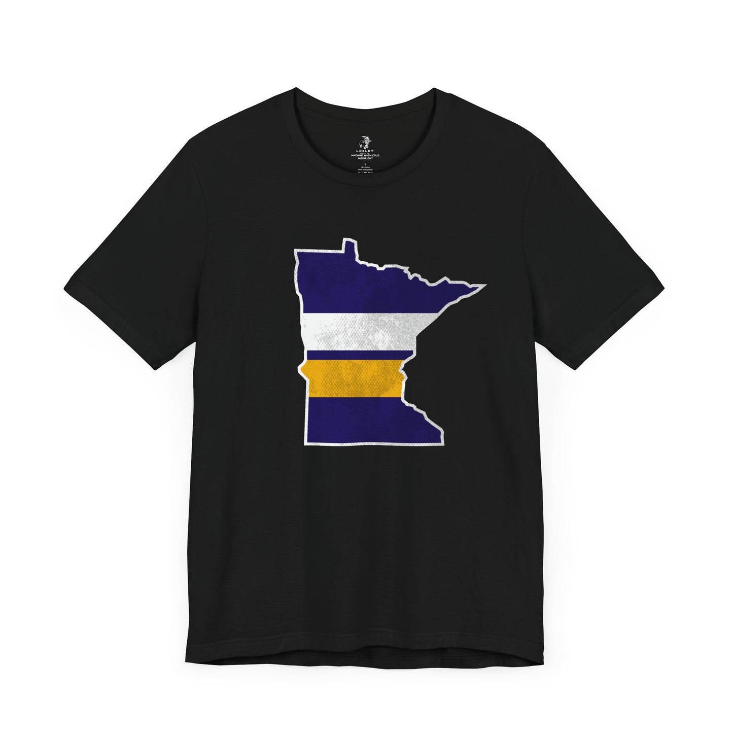 Minnesota State Stripes Football Sunday Tailgate Unisex Short Sleeve TShirt