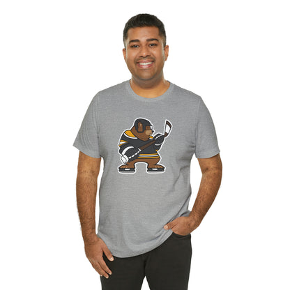 Hockey Bear Unisex Short Sleeve Softstyle T-Shirt