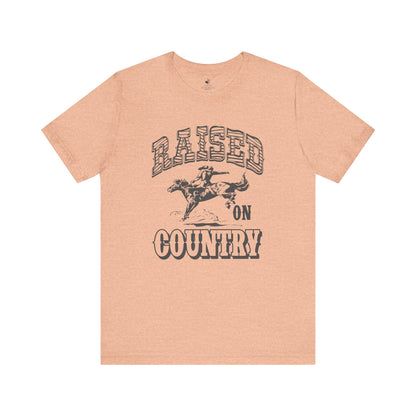 Raised On Country Music Festival Unisex Short Sleeve T-Shirt