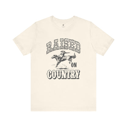 Raised On Country Music Festival Unisex Short Sleeve T-Shirt