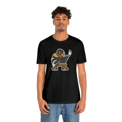 Hockey Bear Unisex Short Sleeve Softstyle T-Shirt