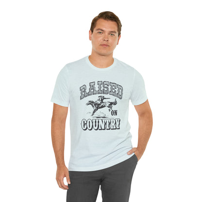 Raised On Country Unisex Short Sleeve Softstyle T-Shirt