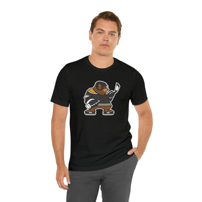 Hockey Bear Unisex Short Sleeve Softstyle T-Shirt