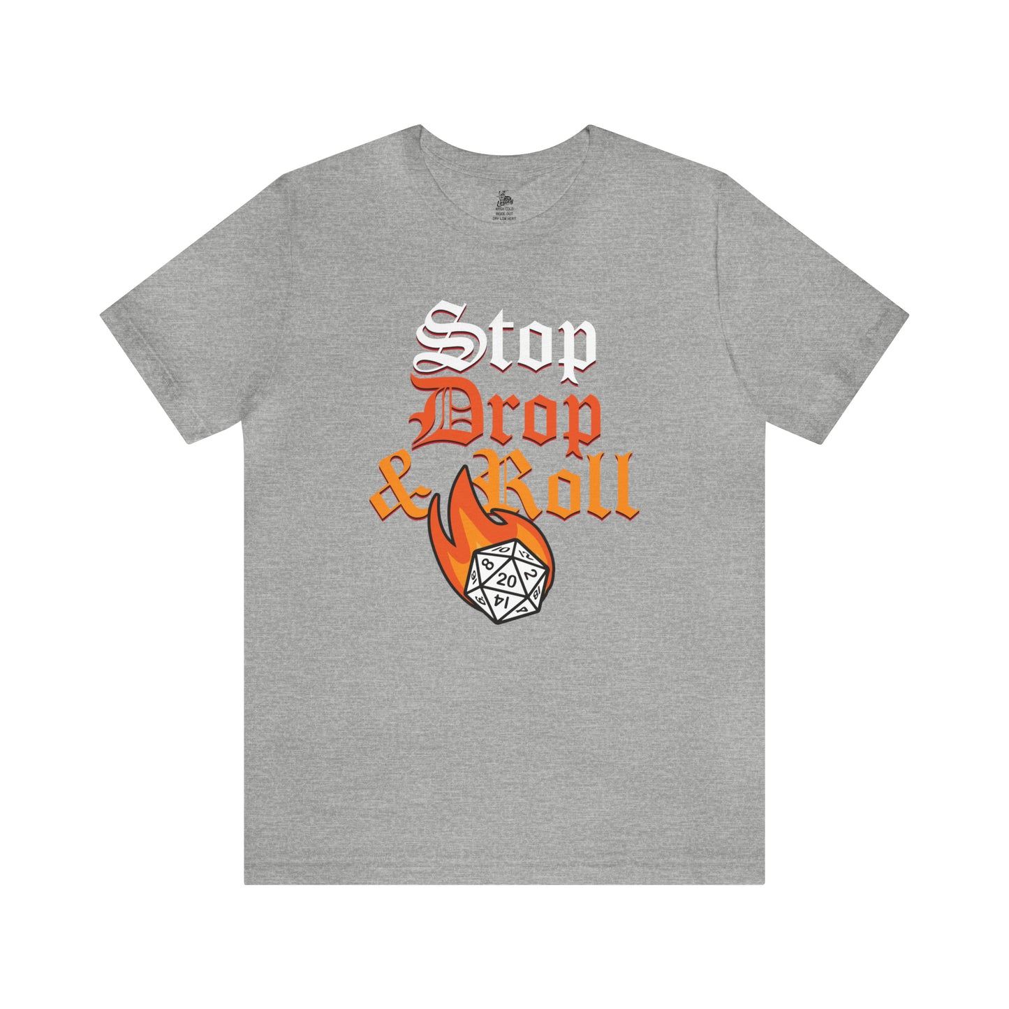 Stop Drop and Roll D&D Unisex Short Sleeve Softstyle T-Shirt