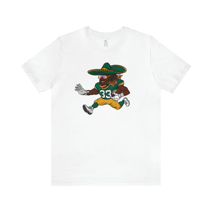 Loxley Aaron Jones Green Bay Football Unisex Short Sleeve Ringspun Softstyle Jersey Knit T-Shirt