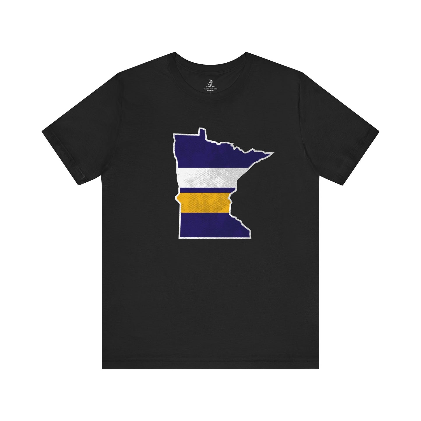 Minnesota State Stripes Football Sunday Tailgate Unisex Short Sleeve TShirt