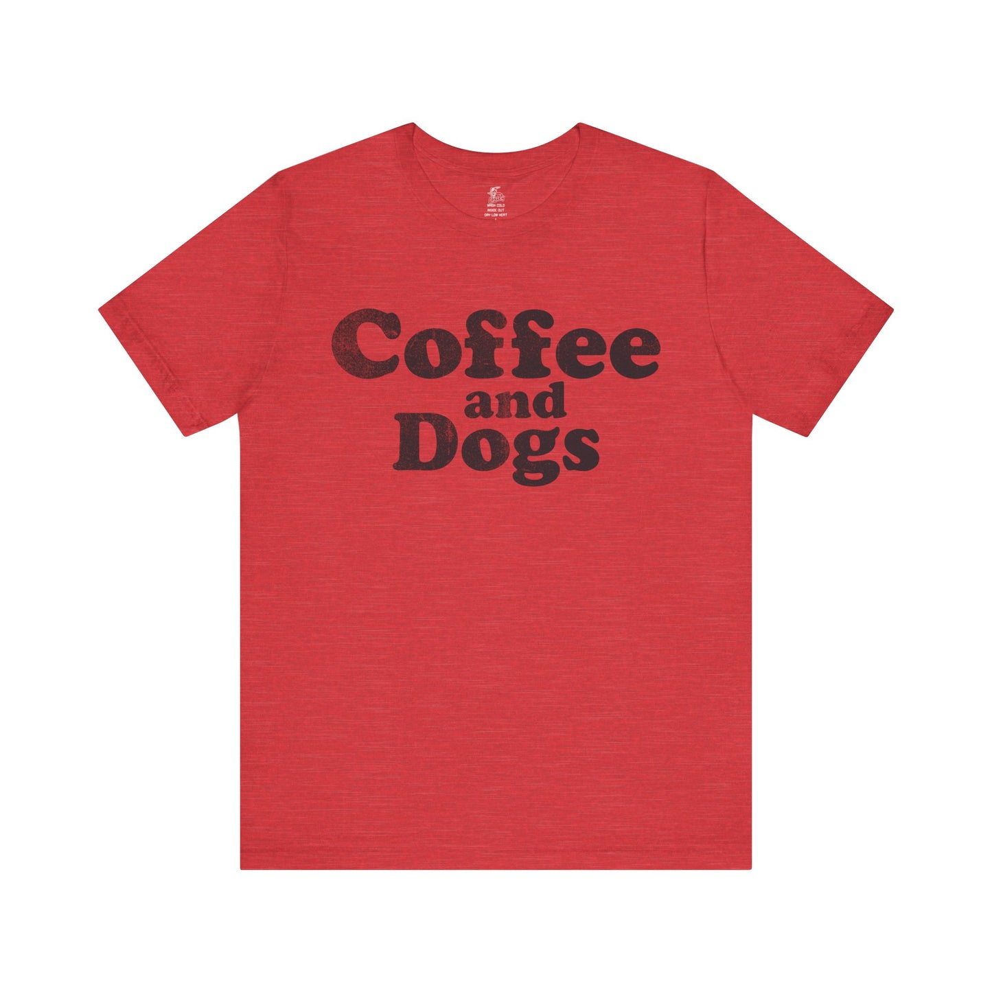 Coffee and Dogs Unisex Short Sleeve Softstyle T-Shirt