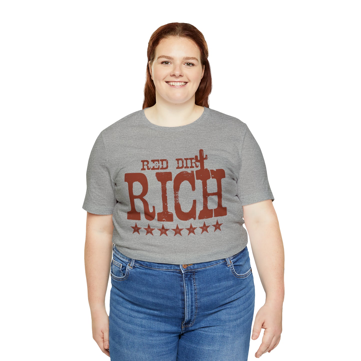 Red Dirt Rich Unisex Short Sleeve Softstyle T-Shirt