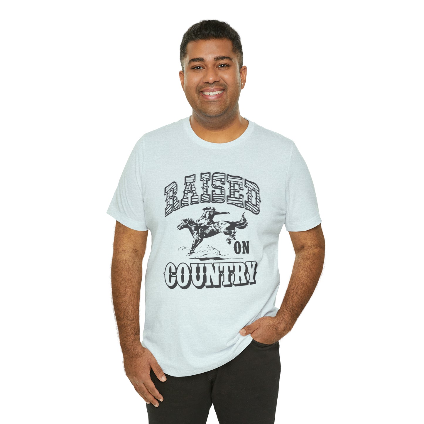 Raised On Country Unisex Short Sleeve Softstyle T-Shirt