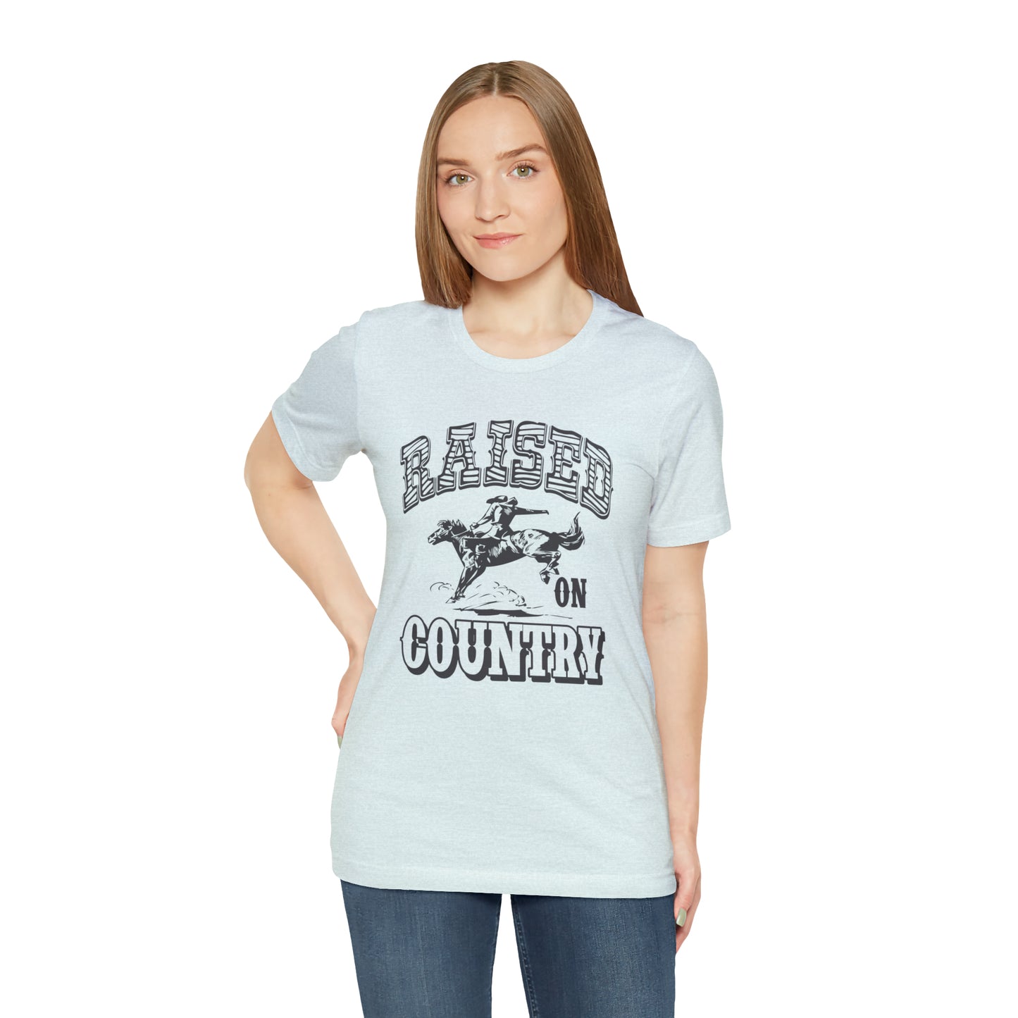 Raised On Country Unisex Short Sleeve Softstyle T-Shirt