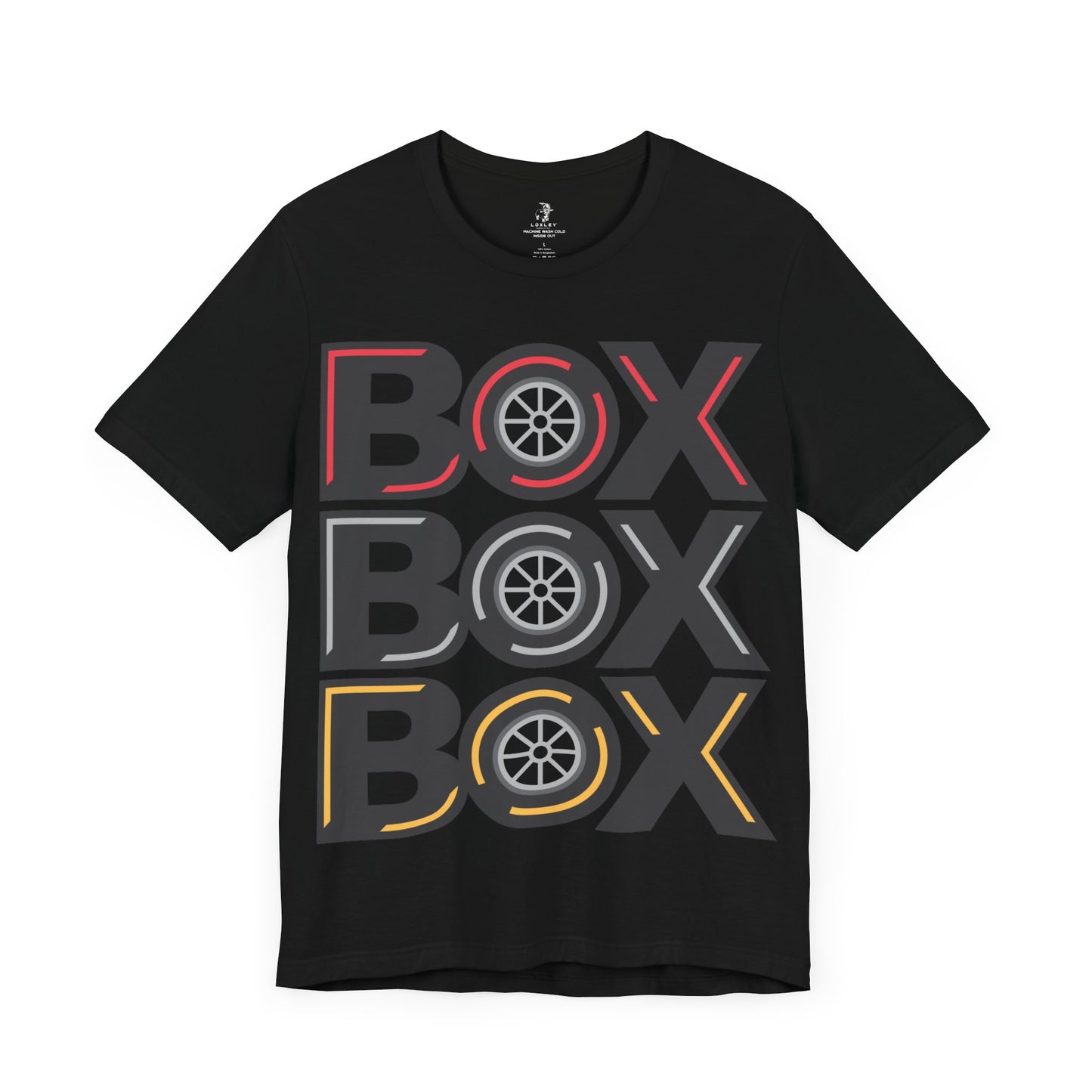 BOX BOX BOX Racing Unisex Short Sleeve T-Shirt