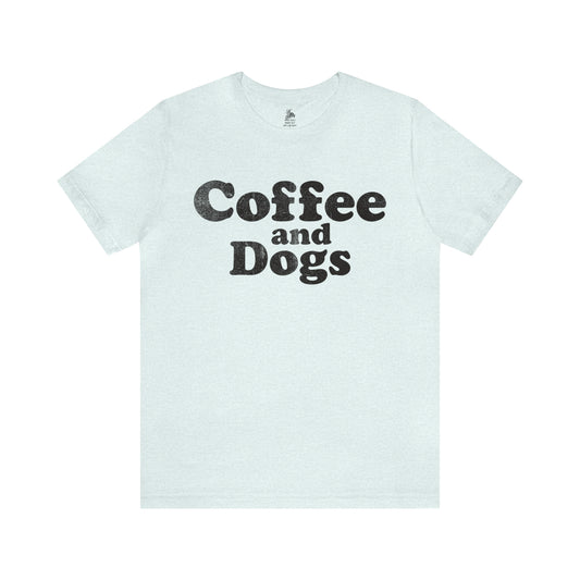 Coffee and Dogs Unisex Short Sleeve Softstyle T-Shirt