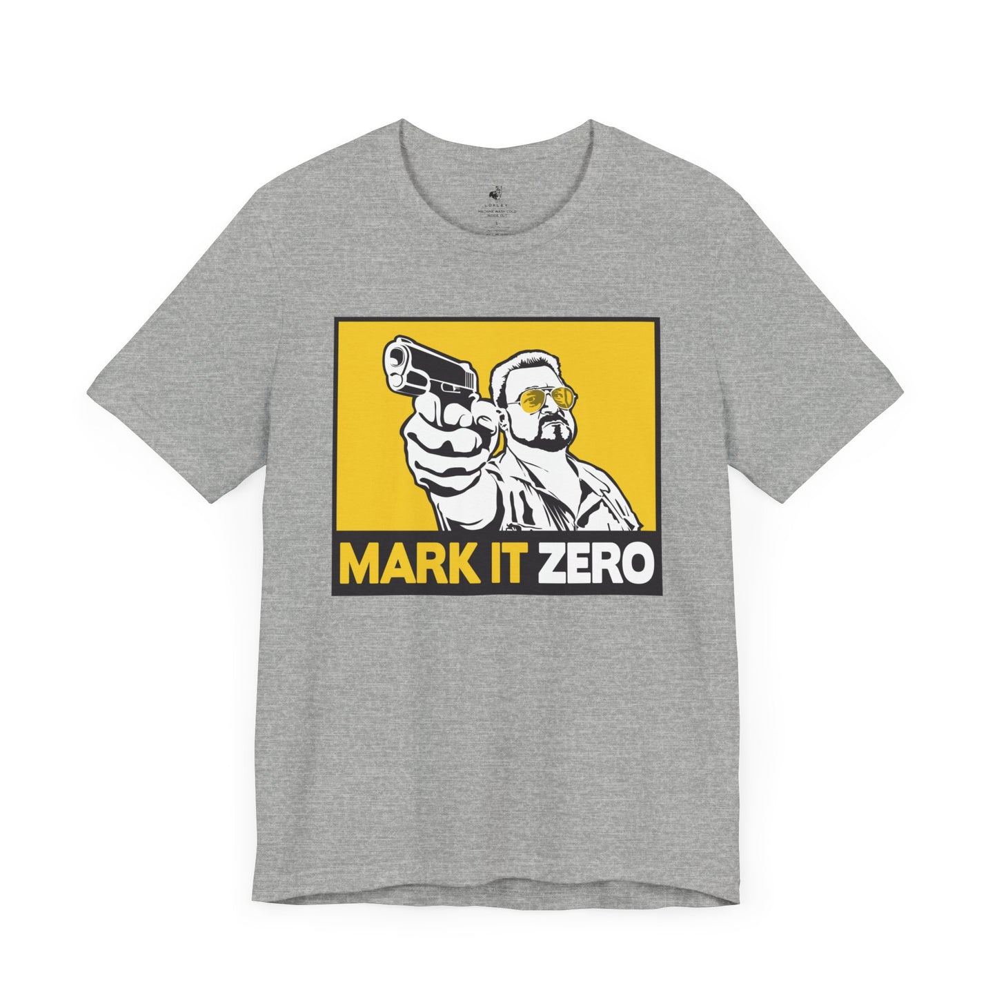 Mark It Zero Walter Big Lebowski 90s Movie Unisex Short Sleeve T-Shirt