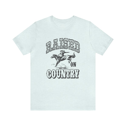 Raised On Country Unisex Short Sleeve Softstyle T-Shirt