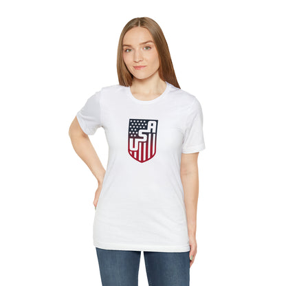 USA Crest Unisex Short Sleeve Softstyle T-Shirt