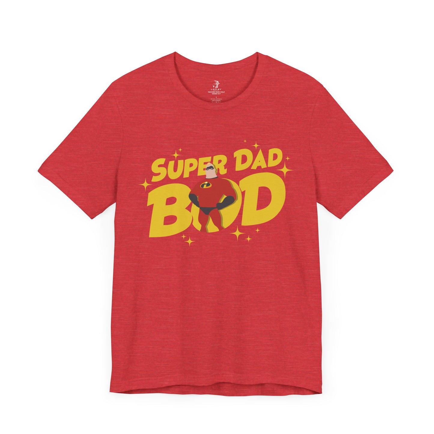 Super Dad Bod Unisex Short Sleeve T-Shirt