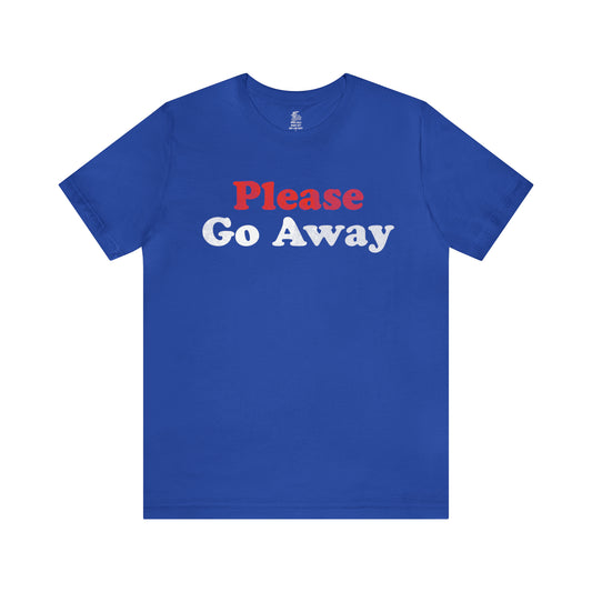 Please Go Away Unisex Short Sleeve Softstyle T-Shirt