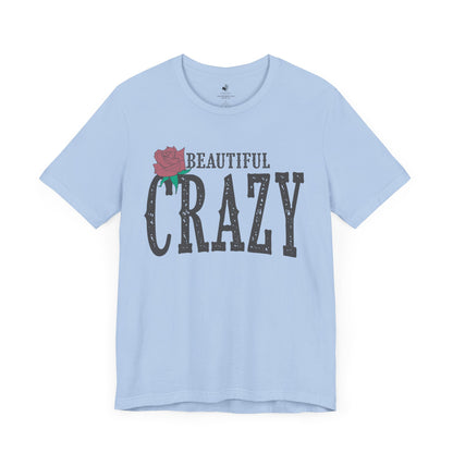 Beautiful Crazy Unisex Short Sleeve Ringspun Softstyle T-Shirt