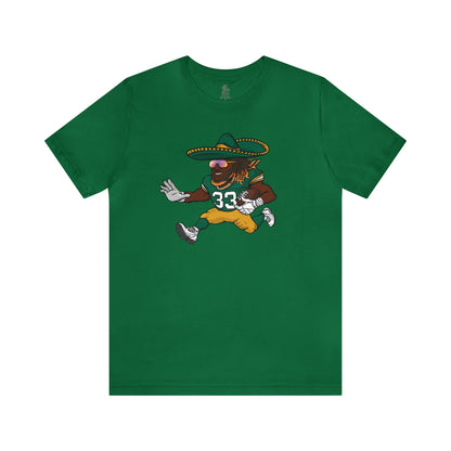 Loxley Aaron Jones Green Bay Football Unisex Short Sleeve Ringspun Softstyle Jersey Knit T-Shirt