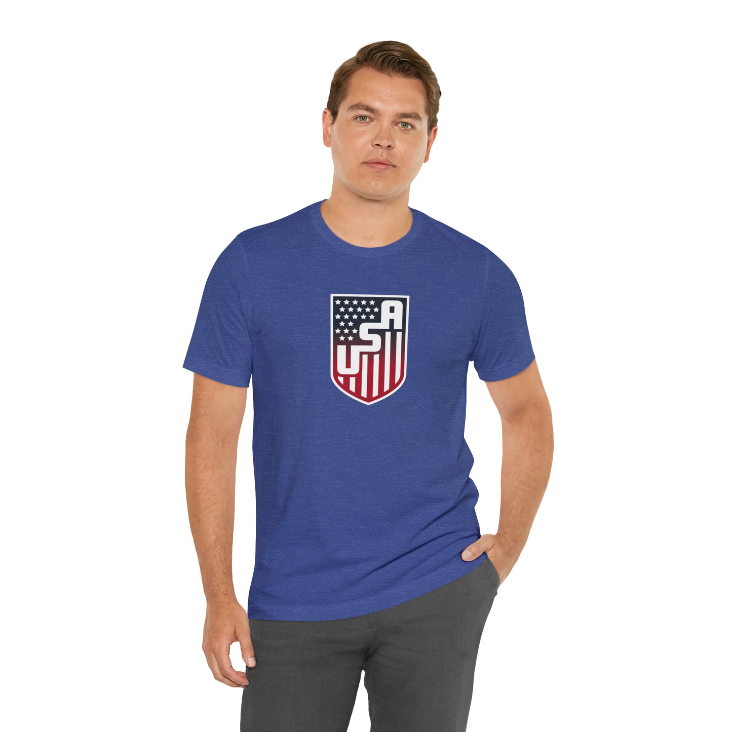 USA Crest Unisex Short Sleeve Softstyle T-Shirt