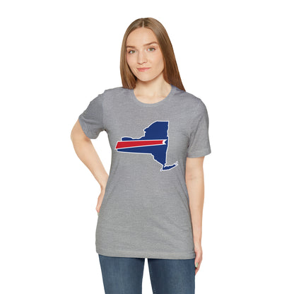 New York State Bills Football Unisex Short Sleeve Ringspun Softstyle T-Shirt