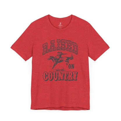 Raised On Country Music Festival Unisex Short Sleeve T-Shirt