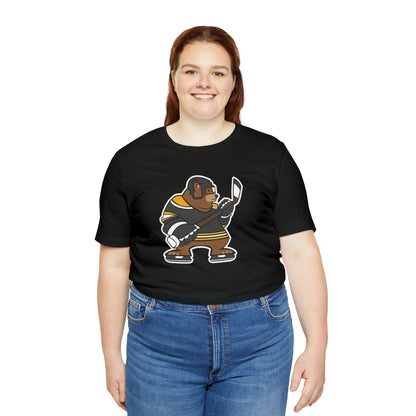 Hockey Bear Unisex Short Sleeve Softstyle T-Shirt