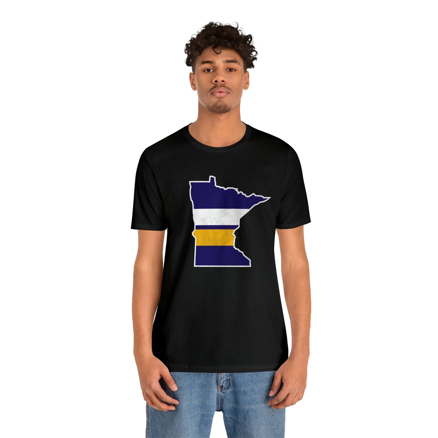 Minnesota State Stripes Home Unisex Short Sleeve Softstyle T-Shirt