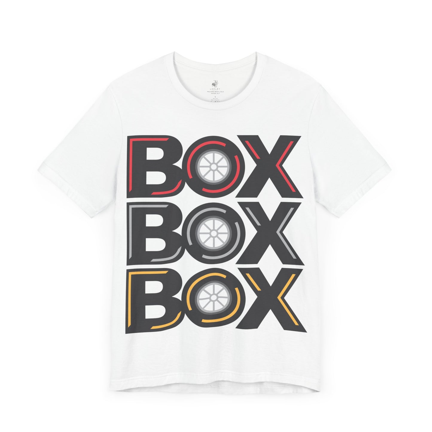 BOX BOX BOX Racing Unisex Short Sleeve T-Shirt