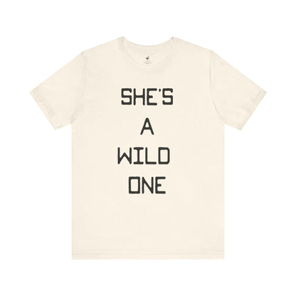 She's A Wild One Country Music Festival Lyric Unisex Short Sleeve T-Shirt