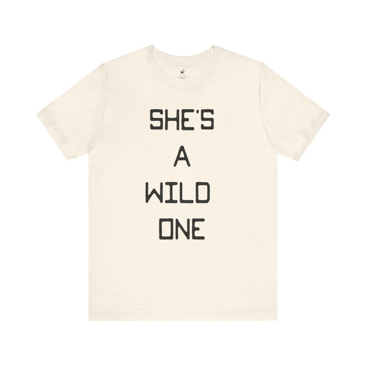 She's A Wild One Country Music Festival Lyric Unisex Short Sleeve T-Shirt