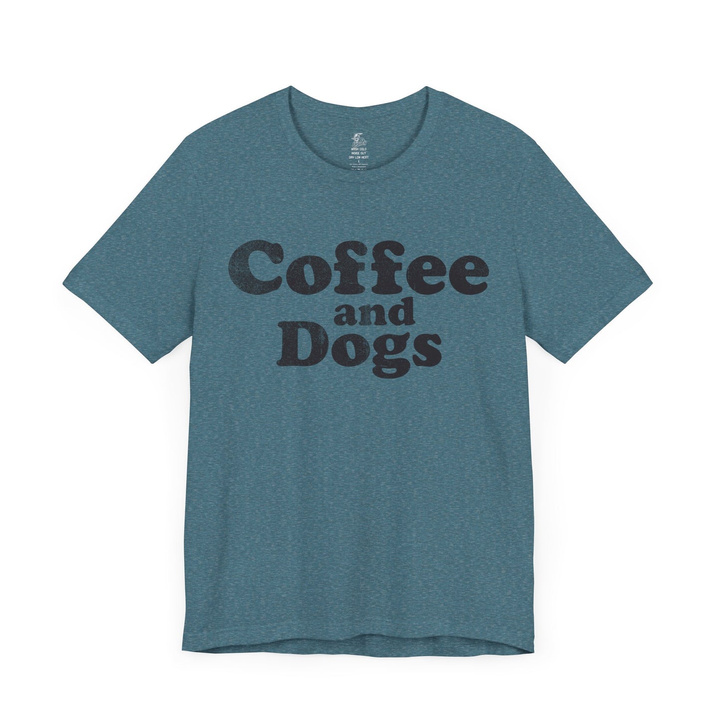 Coffee and Dogs Unisex Short Sleeve Softstyle T-Shirt