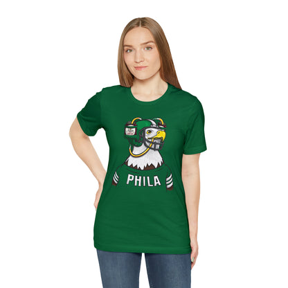 Philly Eagle Beer Dispenser Unisex Short Sleeve Ringspun Softstyle T-Shirt