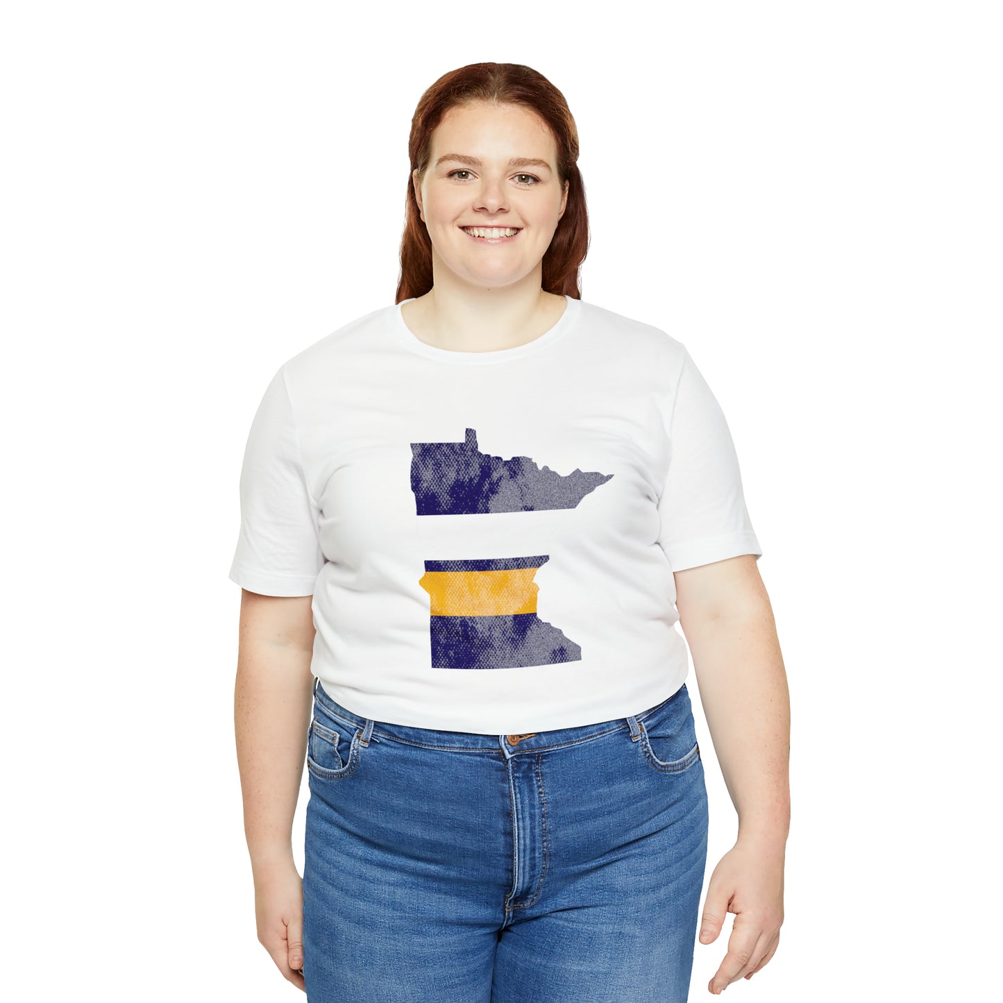 Minnesota State Stripes Home Unisex Short Sleeve Softstyle T-Shirt