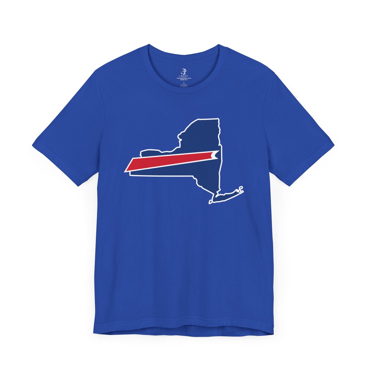 New York State Bills Stripes Football Tailgate Unisex Short Sleeve T-Shirt