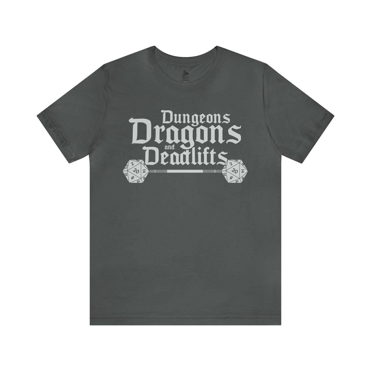 Dungeons Dragons and Deadlifts Unisex Short Sleeve Softstyle T-Shirt