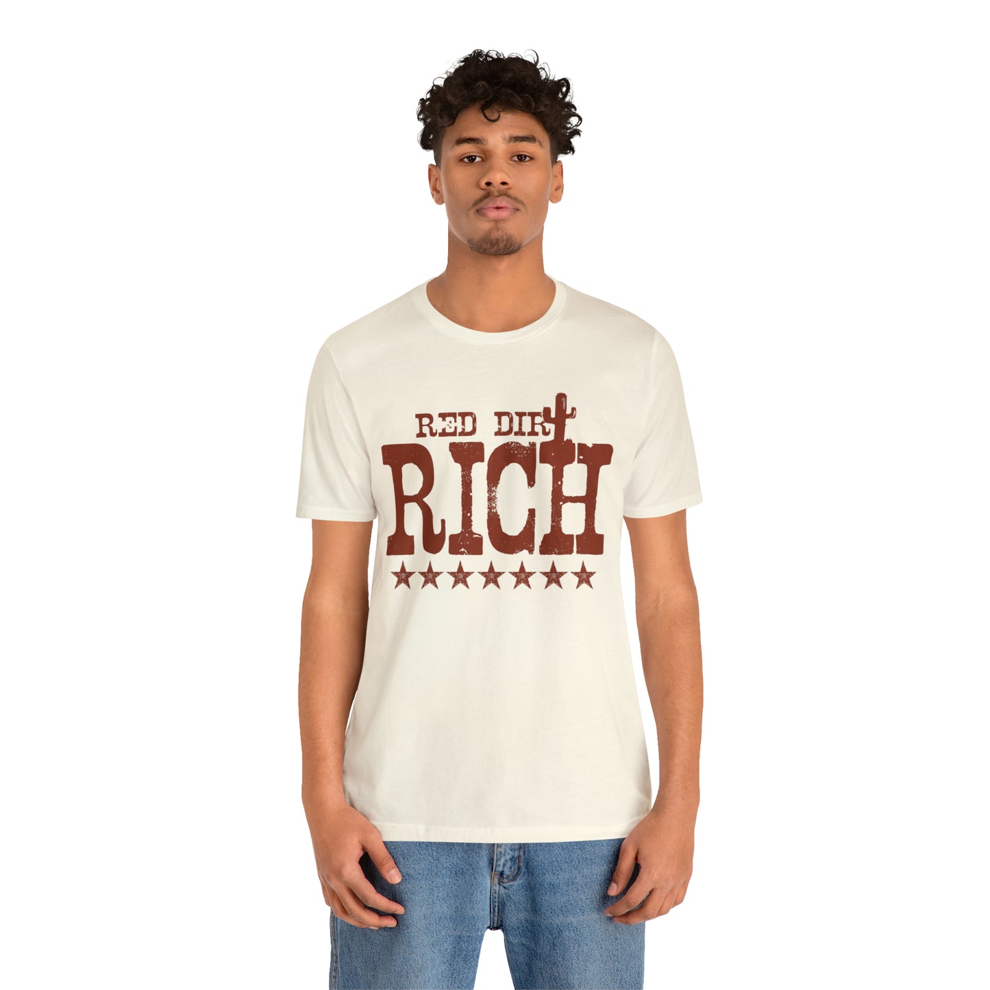 Red Dirt Rich Unisex Short Sleeve Softstyle T-Shirt